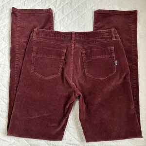 Patagonia Women’s Maroon Corduroy Pants size 28 thumbnail 10