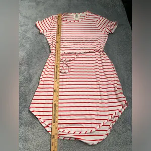 Anthropologie lili’s closet Red and White Striped Dress medium thumbnail 7