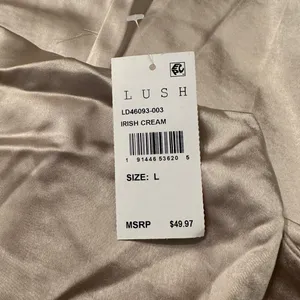 Lush Satin Mock-Neck Midi Dress - NWT - Size L thumbnail 9