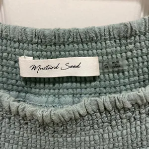 Mustard Seed Seafoam Green Smocked Ruffle Tiered Maxi Dress thumbnail 4