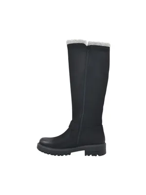 NWT Cliffs By White Mountain Merritt Tall Shaft Boot Black / Fabric 8.5M thumbnail 3