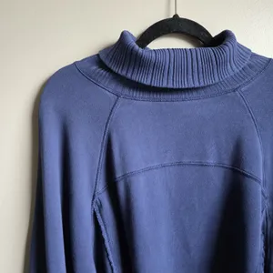 Aerie New Heights Cropped Turtleneck Sweatshirt Soft Lounge Casual Cozy Size XL thumbnail 7