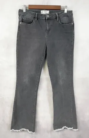 Free‎ People Jeans Womens 28 Straight Crop Street Modern Edgy Grunge OB714973B thumbnail 1
