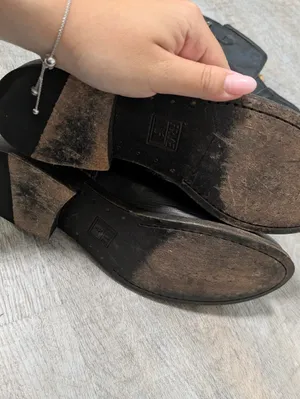 Frye Black Leather Boots Size 6 thumbnail 2