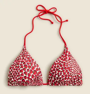 J.Crew Reversible Strawberry Swimsuit Top thumbnail 1