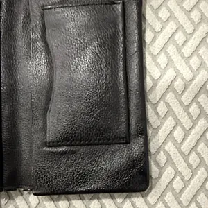 Vintage Coach Classic Black Leather wallet card holder thumbnail 5