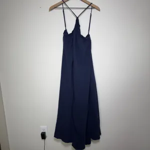 J. Crew Women Cotton Gauze Maxi Dress XL‎ Blue Resort Vacation Boho Beach Resort thumbnail 2