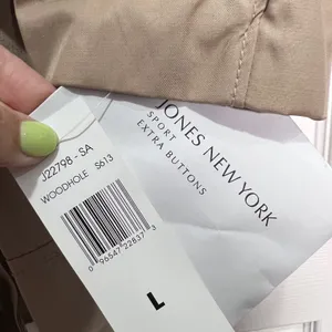 Jones New York Sport Trench Coat Removable Hood Beige Large NWT Fall Winter thumbnail 2