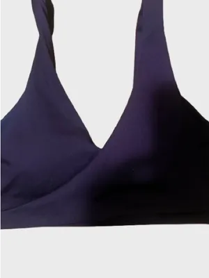 Nike Black V-Neck Wireless Bralette thumbnail 2