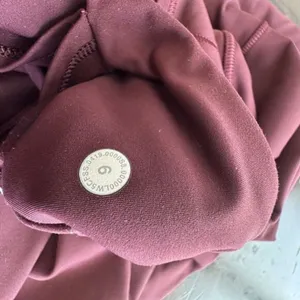 Lululemon Fast Free High Rise Legging Sz 6 Burgundy‎ LW5CFSS thumbnail 7
