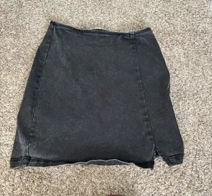 Wild Fable Black Denim Skirt Mini thumbnail 1