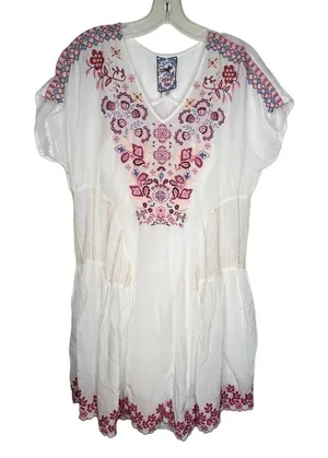 Johnny Was Silk Blend‎ Dress and Slip nwt thumbnail 1