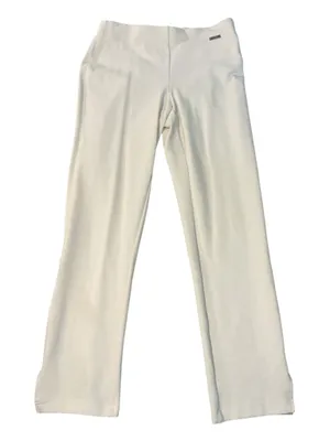 Rafaella Comfort Stretch Pull-On Pants, Ivory/Off-White - Size M thumbnail 1