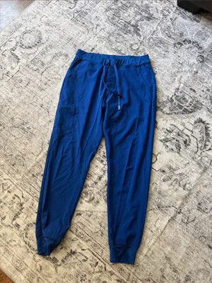 Cozy Fit Royal blue scrub set size medium thumbnail 4