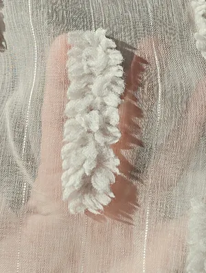 NEW YUMI Sheer Puff Sleeve Top Small thumbnail 4