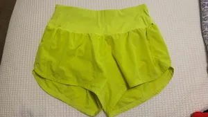 Bright yellow running shorts Size M thumbnail 1