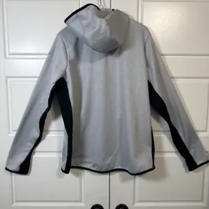 Nike Therma-FIT Hoodie Womens XL Grey Black Snakeskin Full Zip 685672-012 thumbnail 8