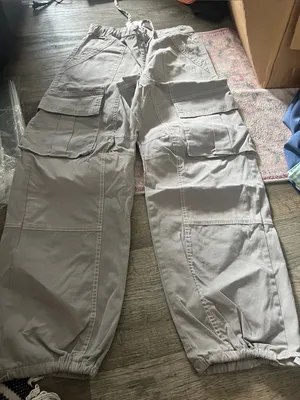 Zara utility cargo trousers size 4 thumbnail 1