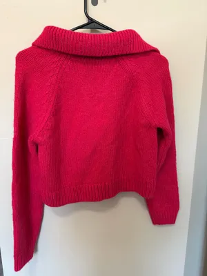 ZARA Pink Sweater Cropped thumbnail 2