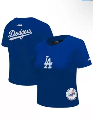Pro Standard Los Angeles Dodgers Classic Babydoll T-shirt thumbnail 2