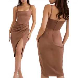 House Of CB Bianca‎ Dress in Mocha size XS NWOT thumbnail 2