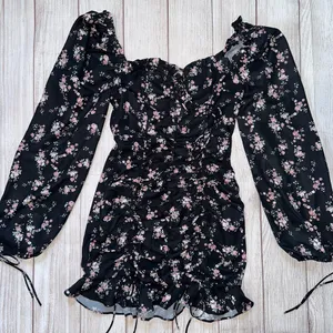 Black Ruched Dress thumbnail 1