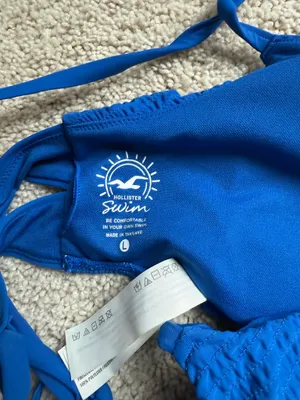Hollister Royal Blue Swimsuit Top thumbnail 4
