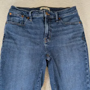 Madewell The Mid-Rise Perfect Vintage Jean DM7080 Blue 28 Slim Tapered thumbnail 6