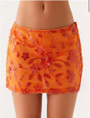 Peppermayo beaded mini skirt thumbnail 1