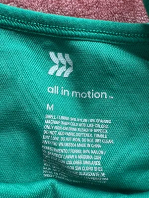 All in Workout Motion Top Tank Green thumbnail 2