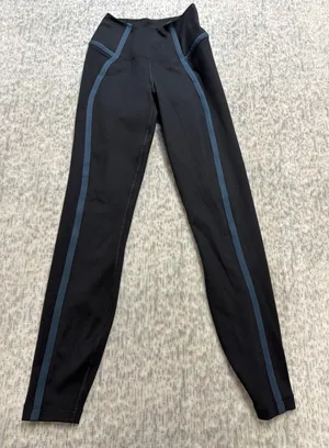 Nike One HR 7/8 Sport Tight Black Blue Dri-FIT Leggings HJ1137SP25 Womens XS NWT thumbnail 1