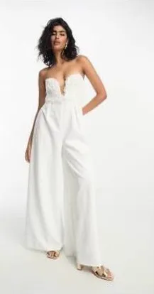 ASOS Plunge Jumpsuit thumbnail 1
