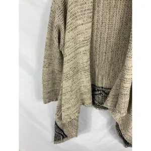 BCBGMaxazria Knit Open Front Wool Blend Cardigan Sweater Size Large thumbnail 2