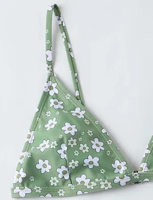 SheIn Floral Triangle Bikini Swimsuit thumbnail 5