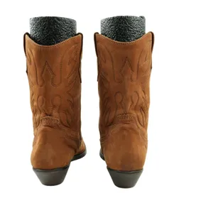 Nicole Boots Womens‎ 6 B Brown Leather Slouch Boots Made in Spain thumbnail 6