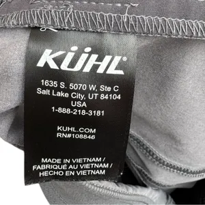 Kuhl Gray Outdoor Pants with Elastic Waistband and Straight Leg Relaxed Fit thumbnail 11