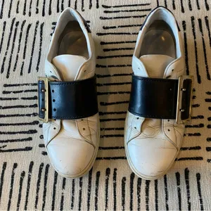 Burberry Westford Buckle Strap Leather Sneakers EU 38.5 thumbnail 3
