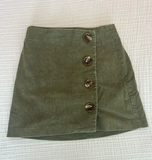 Green Corduroy Altar'd State Skirt Button-Up thumbnail 1