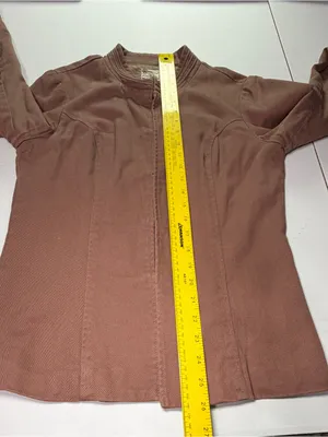 Tulle Anthropologie Dusty Rose utility Jacket tight large Fitted Military Boho thumbnail 5