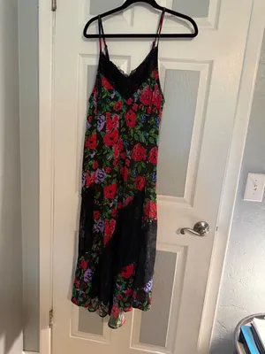 Free People First Date Printed Maxi Slip thumbnail 2