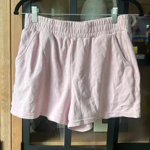 Oh Polly Sweat shorts boxers high rise waisted strawberry milk Barbie pink thumbnail 2