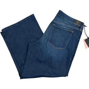 Jen 7 by For All Man Kind Cropped Wide Leg Jeans NWT thumbnail 5