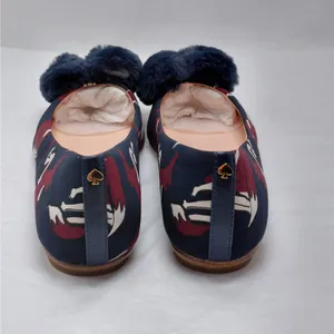 Kate Spade Womens Flats Size 8.5 Navy Quiet Luxury Whimsigoth Dark Romantic thumbnail 6