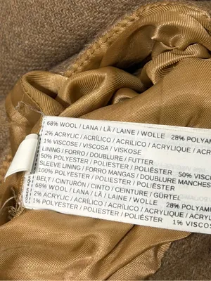 MANGO Double Layer Wool Blend Coat Size XS Brown Tan thumbnail 8
