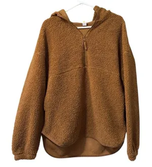 Old Navy Fleece Women Jacket Size Small Long Sleeve Full Zip Winter Preppy READ‎ thumbnail 1