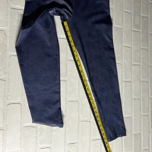 OFFLINE by Aerie Crossover Leggings Womens XL Navy Blue Crackle Yoga‎ Pilates thumbnail 4