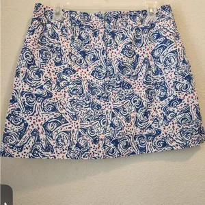 Lilly Pulitzer |‎ Marigold skort in indigo Star Crush size 4 thumbnail 4
