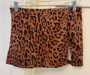 NWT Small Musera Leopard Print Skirt thumbnail 1