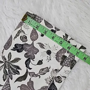 Tory Burch Women's‎ Floral Leaf Printed Trousers Size 27 thumbnail 8