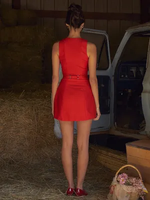 Commence red mini shift dress thumbnail 2